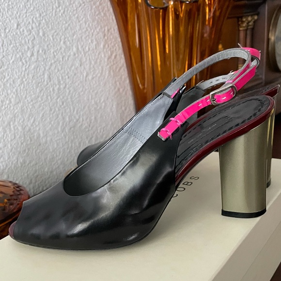 Marc Jacobs Peep Toe Heels - Picture 11 of 14